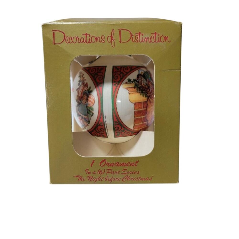 Vintage 1981 Hallmark decorations of distinction Christmas ornament